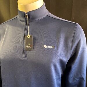 New mens medium johnnie-o quarter zip jacket